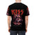 Kiss band inspired t-shirt featuring fan art design - men back