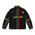 Palestine Football Puffer Jacket featuring the Palestinian flag and calligraphy - Back