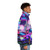 Nissan Skyline GT-R R34 vaporwave puffer jacket - men side right
