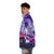 Nissan Skyline GT-R R34 vaporwave puffer jacket - men side left