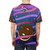 Space-themed graphic t-shirt featuring the Cookie Cat character from the cartoon series Steven Universe - men back