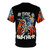 Retro-inspired t-shirt featuring characters from the Ronin Warriors anime series - Back
