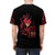 Hazbin Hotel Alastor Inspired T-Shirt with Iconic Smile Design - men back
