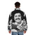 Freddy Fender vintage puffer jacket, retro musician celebrity icon - men back