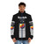 Retro Vaporwave VHS Tape Puffer Jacket - men front
