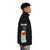 Retro Vaporwave VHS Tape Puffer Jacket - men side right