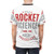 Rocket science themed graphic t-shirt with text and elements - men back