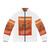 Retro Milan San Remo cycling puffer jacket with vintage cycling design