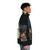 Retro Jar Jar Binks graphic puffer jacket - men side right