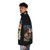 Retro Jar Jar Binks graphic puffer jacket - men side left