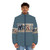 Person wearing a blue work puffer jacket - men front