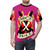 A stylish rock and roll crop top t-shirt for women, featuring a bold graphic design. - men front
