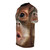 Hyper realistic baby orangutan monkey face graphic t-shirt design - men left