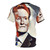 Conan O'Brien inspired graphic t-shirt featuring a bold, colorful paint splatter design - Back