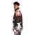 Fran Bow inspired puffer jacket with creepy and beautiful design - men side left