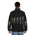 Starry night Alice in Wonderland puffer jacket - men back