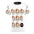 T-shirt featuring various expressions and faces of Conan O'Brien, the popular late-night TV host