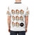 T-shirt featuring various expressions and faces of Conan O'Brien, the popular late-night TV host - men back