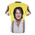 Artistic tribute t-shirt featuring the iconic image of actor and comedian Robin Williams as Mork from Mork & Mindy. - Back
