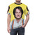 Artistic tribute t-shirt featuring the iconic image of actor and comedian Robin Williams as Mork from Mork & Mindy. - men front