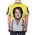 Artistic tribute t-shirt featuring the iconic image of actor and comedian Robin Williams as Mork from Mork & Mindy. - men back