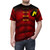A vibrant t-shirt featuring a superhero art design inspired by the iconic comic book character Robin. - men front