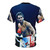 Graphic t-shirt featuring a portrait of legendary boxer Roberto Duran, nicknamed "Hands of Stone" - Back