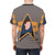 Commander Jadzia Dax from Star Trek: Deep Space Nine on a high-quality t-shirt - men back