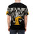 Stylized anime-inspired t-shirt featuring Tarantino movie art - men back