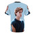 Artistic portrait of River Phoenix, a beloved actor from the 80s and 90s, on a high-quality t-shirt - Back