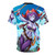 Shantae's Risky Boots Pirate Queen fan art design on a high-quality t-shirt - Back