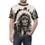 Comanche-inspired t-shirt with a striking native american pattern design - men front