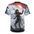 A high-quality t-shirt featuring the "Rise of the Tomb Raider" video game logo and artwork - Back