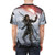 A high-quality t-shirt featuring the "Rise of the Tomb Raider" video game logo and artwork - men back