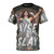 Motivational "Rise and Slay" graphic tee design for gamers, professionals, and women