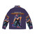 Forbidden Planet sci-fi puffer jacket with futuristic, alien-inspired design - Back