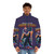 Forbidden Planet sci-fi puffer jacket with futuristic, alien-inspired design - men front