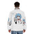 Rei Ayanami inspired puffer jacket from the Neon Genesis Evangelion anime series - men back