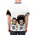 Graphic t-shirt design featuring the characters Riley and Huey Freeman from The Boondocks, raising a black power fist in solidarity with the Black Lives Matter movement. - men back