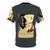 Stylish t-shirt featuring a portrait of acclaimed jazz pianist Keith Jarrett - Back