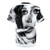 Keira Knightley inspired portrait t-shirt with a pencil drawing design - Back