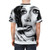 Keira Knightley inspired portrait t-shirt with a pencil drawing design - men back