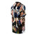 All over print t-shirt featuring actor Richard Madden and his co-star Gemma Chan from the superhero movie The Eternals. - men right