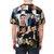 All over print t-shirt featuring actor Richard Madden and his co-star Gemma Chan from the superhero movie The Eternals. - men back