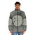 Flying Lotus Cosmogramma inspired puffer jacket - men front