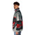 Red puffer jacket with Mclaren P1 supercar design - men side left