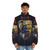 Puffer jacket featuring the iconic "Wing Commander III" key art cover design - men front