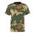 Rhodesian brushstroke camouflage military-style printed t-shirt