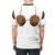 Tropical coconut bra graphic print on a comfortable t-shirt - men back
