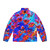 Floral puffer jacket with flowers blooming - Back